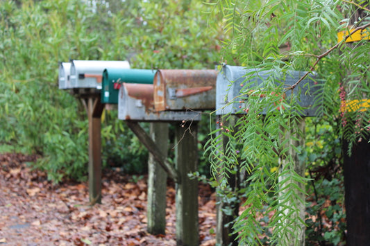 Mailboxes in Sebastopol, California - Art Print